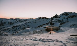 Couché de soleil Alpe d'Huez